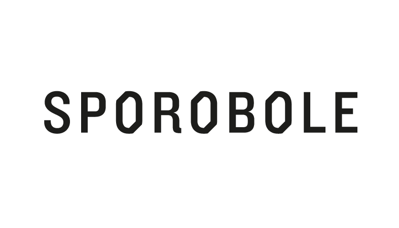 logo de Sporobole, noir sur fond blanc